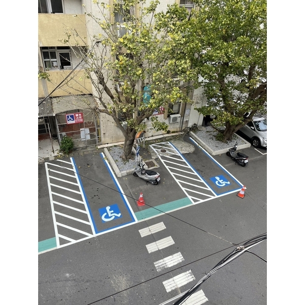 身心障礙者停車位劃線實績
